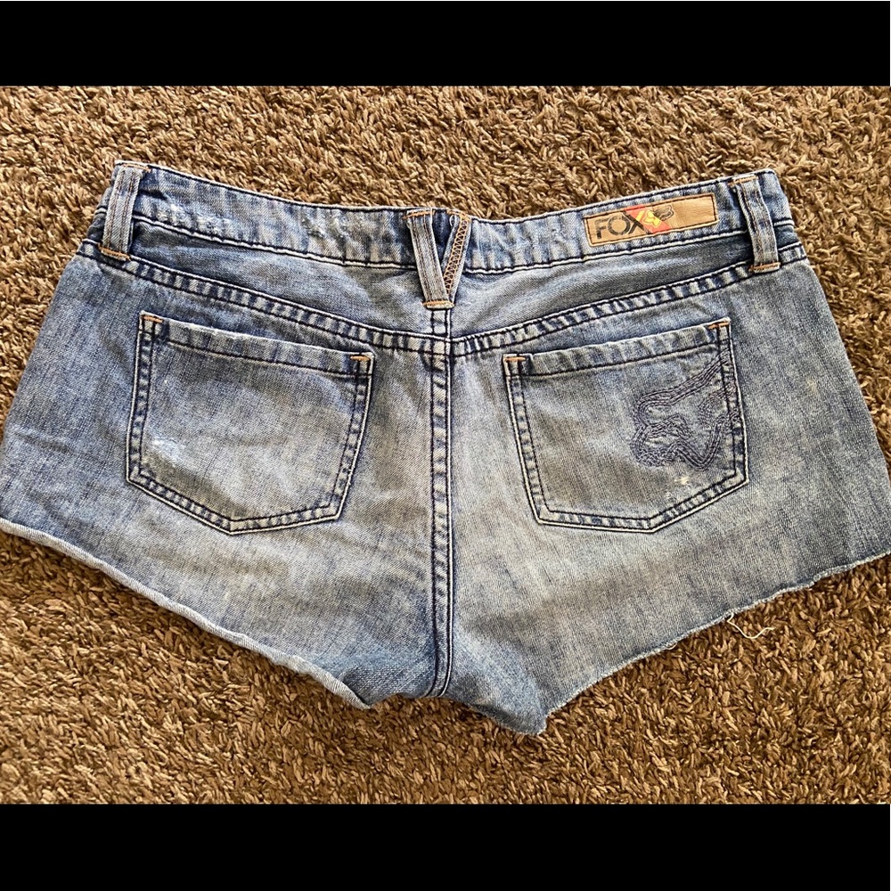 Fox jean shorts size 7